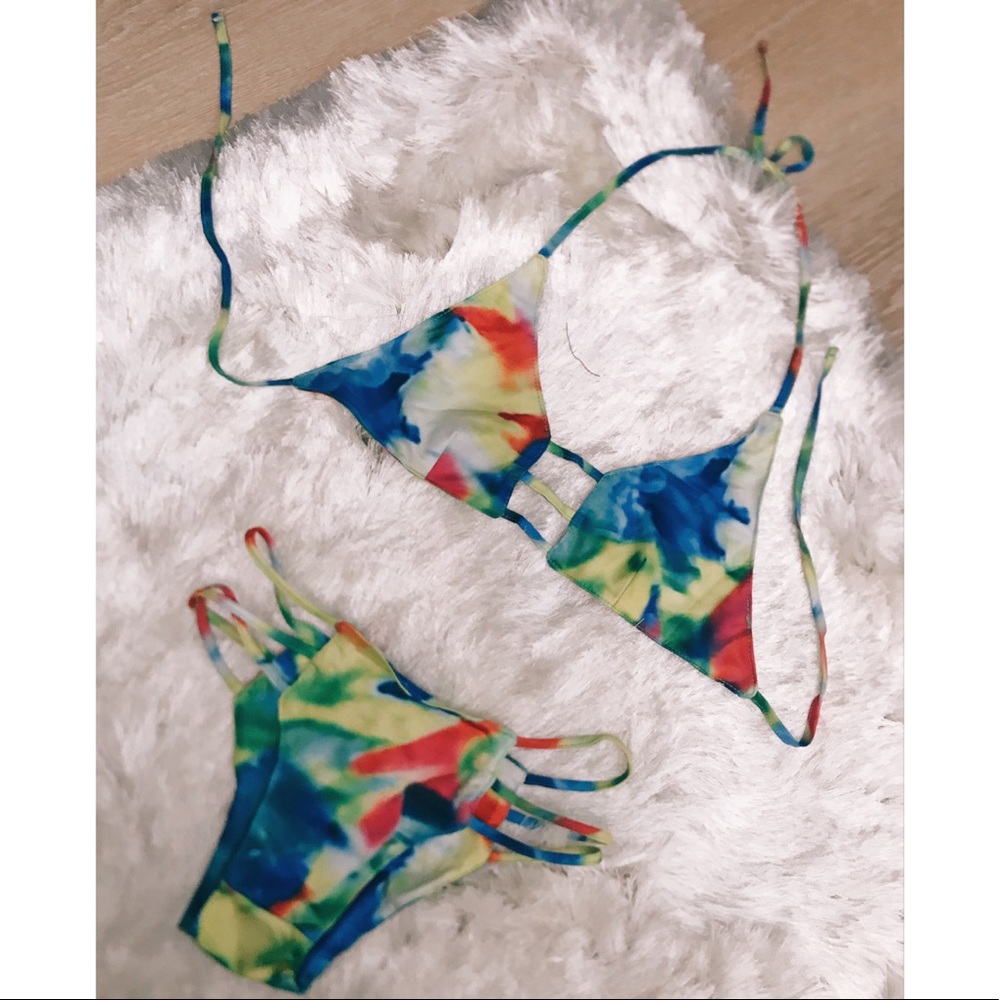Tie dye bikini